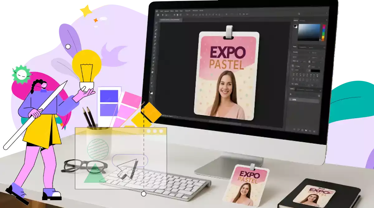 Diseño gráfico para que tus escarapelas comuniquen tus objetivos del evento de manera acertada