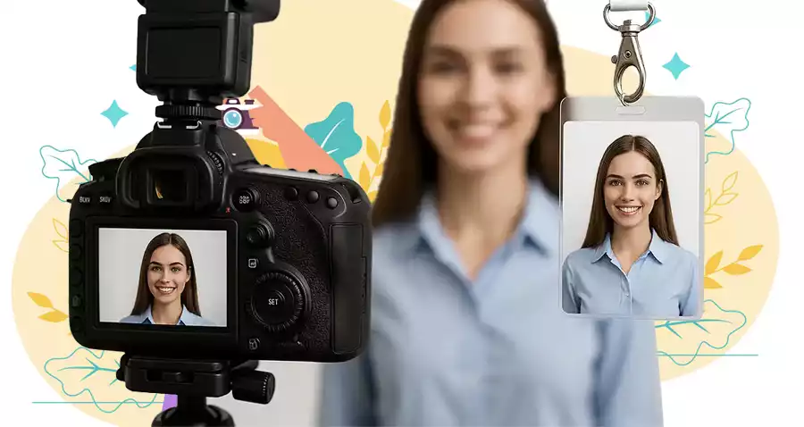 Escarapela personalizada con cinta porta carnet, impresión a color y diseño institucional para eventos y empresas